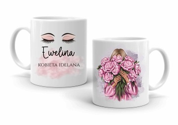 Kubek z imieniem na DZIEŃ KOBIET prezent