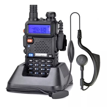 Радиостанция Baofeng UV-5R HT для сканера PKP PSP добровольной пожарной охраны
