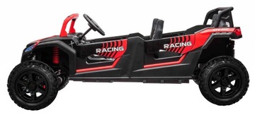 4-местный багги ATV RACING UTV2000 с литий-ионным аккумулятором, красный