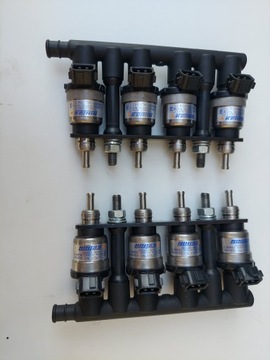 Топливная рейка Keihin Prins VSI форсунки оранжевого цвета, 63 куб.см, v8, сжиженный нефтяной газ