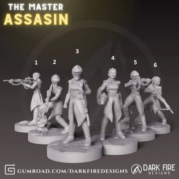 Master Assassin model pasuje do gry StarWars Legion 2