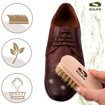 ЩЕТКА для полировки обуви, ДЛИНА 12 СМ.