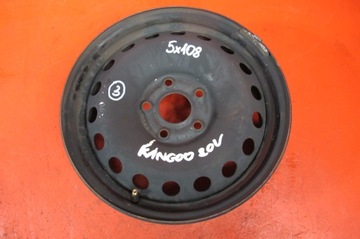 RENAULT KANGOO 3 II 2 III FELGA STALOWA 15'' 5x108 6J ET44 403006279R