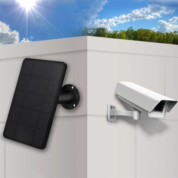 НАСТЕННАЯ СОЛНЕЧНАЯ ПАНЕЛЬ МОЩНОСТЬЮ 4 ВТ ДЛЯ НАРУЖНЫХ КАМЕР С КАБЕЛЕМ ДЛИНОЙ 2,8 М