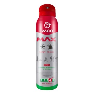 VACO MAX SPRAY na komary i kleszcze DEET30% 100ml