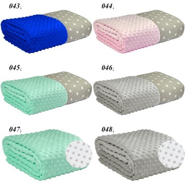 Одеяло двухстороннее Покрывало 80х160 Minky Patterns