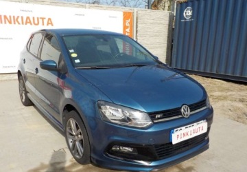 Volkswagen Polo V Hatchback 3d Facelifting 1.4 TDI BlueMotion Technology 90KM 2017 Volkswagen Polo R-Line DSG Okazja 1.4 Diesel 90KM
