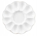 TALERZ PORCELANOWY DO JAJEK PÓŁMISEK KWIATEK 21 CM