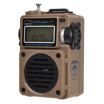 HRD-700 Radio AM/FM/SW/MW/WB z Bluetooth