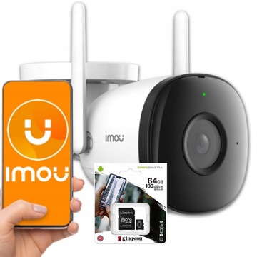 KAMERA ZEWNĘTRZNA WIFI IP MIKROFON IP67 QHD DETEKCJA OSÓB TRYB NOCNY