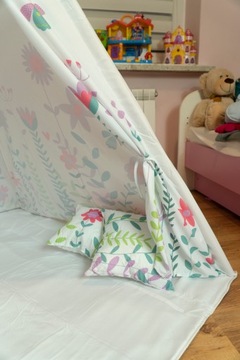 ПАЛАТКА для детей ТИПИ вигвам вигвам Цветы