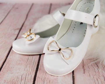 Buty komunijne dziewczęce KBD-813 - Rozmiar: 32 -