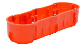 ТРОЙНАЯ КОРОБКА ДЛЯ СКРЫТОГО МОНТАЖА FI60 3x60 ПЛИТА