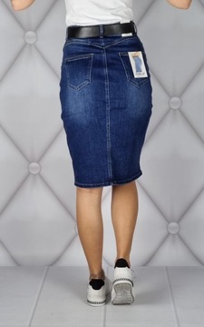 SPÓDNICA JEANSOWA PLUS SIZE ROZMIAR 40/L