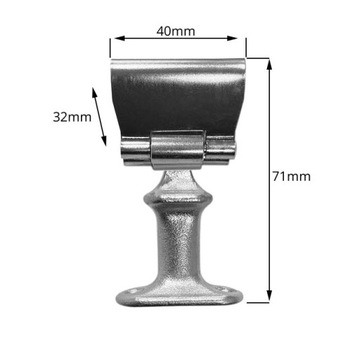 ЗАЩЕЛКА ДЛЯ ДВЕРЕЙ ЯХТЫ 40Х71мм - 05394