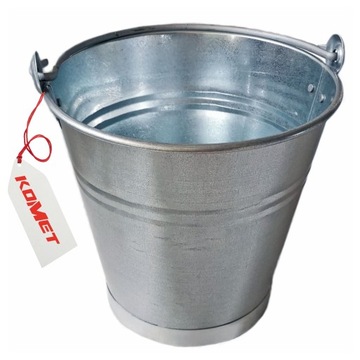 Wiadro 14l metalowe ocynkowane grube mocne POLSKI PRODUKT