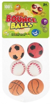 М'яч каучуковий 3 см 6 шт. Sport MEGA CREATIVE 569748