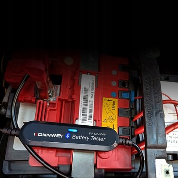 ТЕСТЕР АККУМУЛЯТОРА BLUETOOTH KONNWEI 6 В 12 В 24 В BT 5.0 BK200 CE