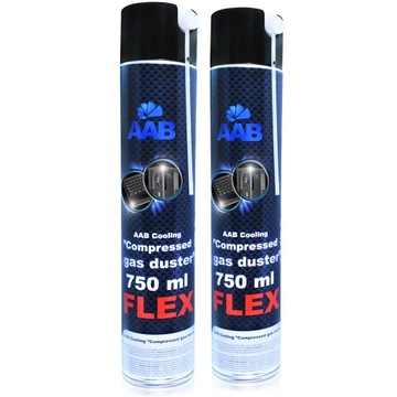 2x AABCOOLING SPRĘŻONE-POWIETRZE 750ml RURKA-60cm