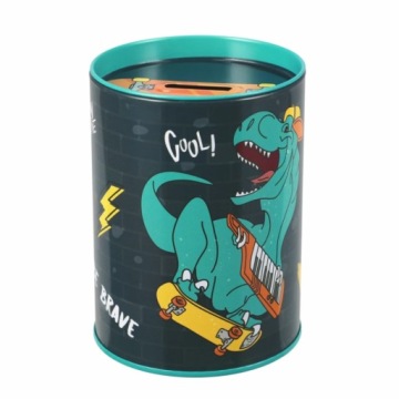 Скарбничка металева кругла Skate Діно STARPAK 536633
