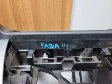 SKODA FABIA III DESKA ROZDZIELCZA KOKPIT + PODUSZKA AIRBAG PASAŻERA