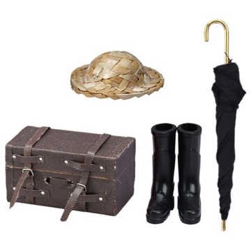 DEKORACJA LALEK: WALIZKA PARASOL