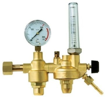 Reduktor dwust z rotametrem do argonu i CO2 Perun