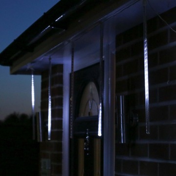 СОСульки МЕТЕОРЫ СВЕТОДИОДНЫЕ ЛАМПЫ ПАДАЮЩИЙ СНЕГ 50см IP44