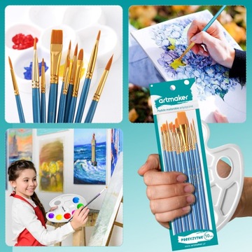 Zestaw Do Malowania Malarski Artystyczny Sztaluga Farby Płótna Dla Dzieci