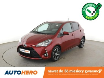 Toyota Yaris III Hatchback 5d Facelifting 2017 1.5 Dual VVT-iE 111KM 2017 Toyota Yaris automat grzane fotele kamera