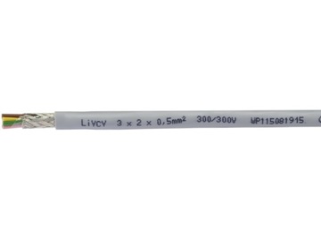Przewód kabel parowany w ekranie LIYCY-P 3x2x0,5