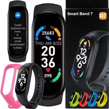 ZEGAREK dziecięcy OPASKA SPORTOWA Smartband M7 PL