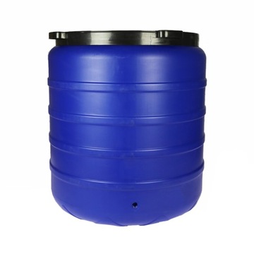 МОРСКАЯ БОЧКА 300 Л БАК ДЛЯ ВОДЫ БОЛЬШОЙ ПЛАСТИКОВЫЙ КОНТЕЙНЕР + кран