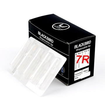 7R 50x BLACK BIRD DZIOBY DO TATUAŻU TATUAŻY Tipsy