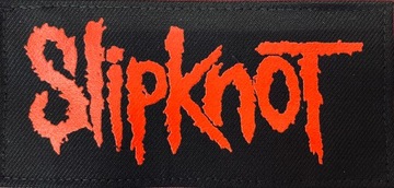 SLIPKNOT (697) naszywka metal punk czerwony nadruk