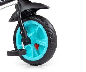 Трехколесный велосипед Axel Black Milly Mally с ручкой