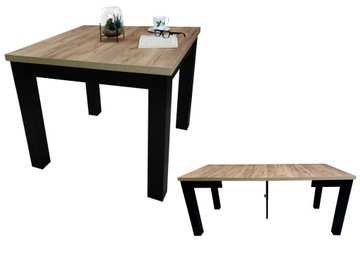 Solidny stół STL rozkładany salon LOFT 90x90/190