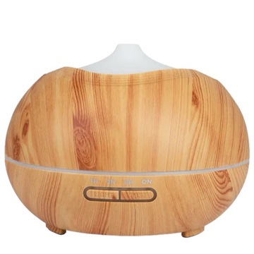 Aroma dyfuzor nawilżacz powietrza light wood 400 ml timer