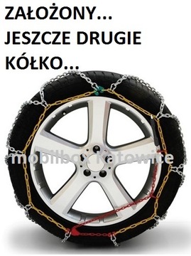 Łańcuchy 16mm BUS 225/60 R17 łańcuchy do busów