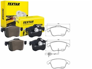 KLOCKI HAMULCOWE VW PRZÓD A4 A5 07- TARCZA 314MM T