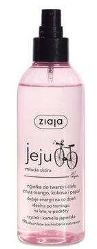 ZIAJA JEJU RÓŻOWY ZESTAW KOSMETYKÓW DO MŁODEJ CERY PREZENT DLA NASTOLATKI