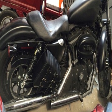 ПАРА МОТОЦИКЛОВЫХ СУМОК ИЗ ИСКУССТВЕННОЙ КОЖИ