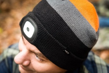 ШЛЯПА СО СВЕТОДИОДНЫМ ФОНАРЕМ С ЗАРЯЖКОЙ USB, IP43 NEO