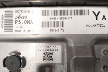 JAGUAR XF X250 5.0 2013 JEDNOTKA ŘÍDÍCÍ MOTOREM ECU 283KW