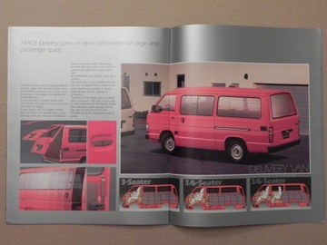 Prospekty - TOYOTA - HIACE + LITEACE - 1986/1992 r