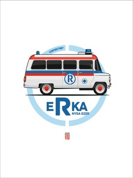 Plakat NYSA POGOTOWIE eRka Format A3