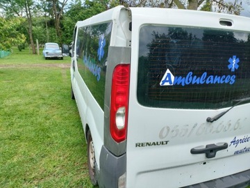 RENAULT TRAFIC II VIVARO A 01-14 VÍKO KUFRU ZADNÍ PĚKNÝ