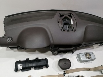 MB ML 166 DESKA KONZOLA AIRBAG ULOŽENÍ PÁSY ORIG.