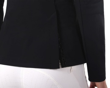 QHP JULIET Черное пальто для верховой езды [R: 34]