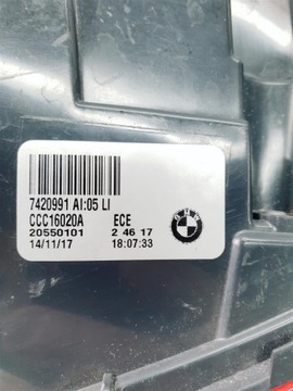 BMW 2 M2 F22 F23 F87 LCI FACELIFT LEVÝ SVĚTLO ZADNÍ LED ORIG EVROPA !